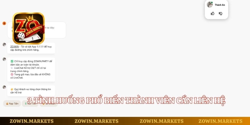 3 tình huống phổ biến thành viên cần liên hệ bộ phận hỗ trợ
